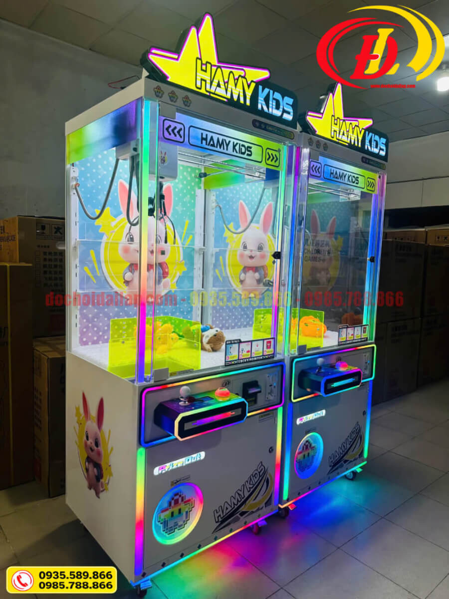 Game thùng siêu thị máy gắp thú Hamy Kids