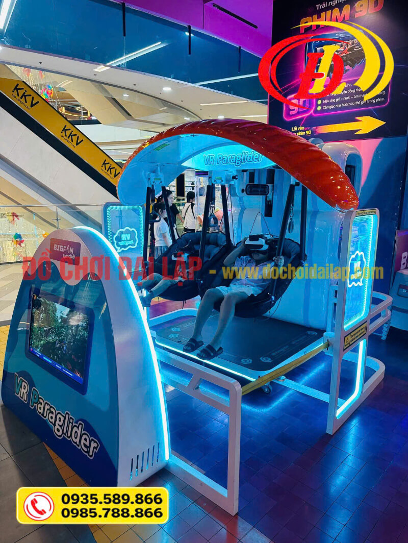 Máy game 9D VR thực tế ảo dù lượn Paraglider với ghế treo và kính VR tại Đồ Chơi Đại Lập