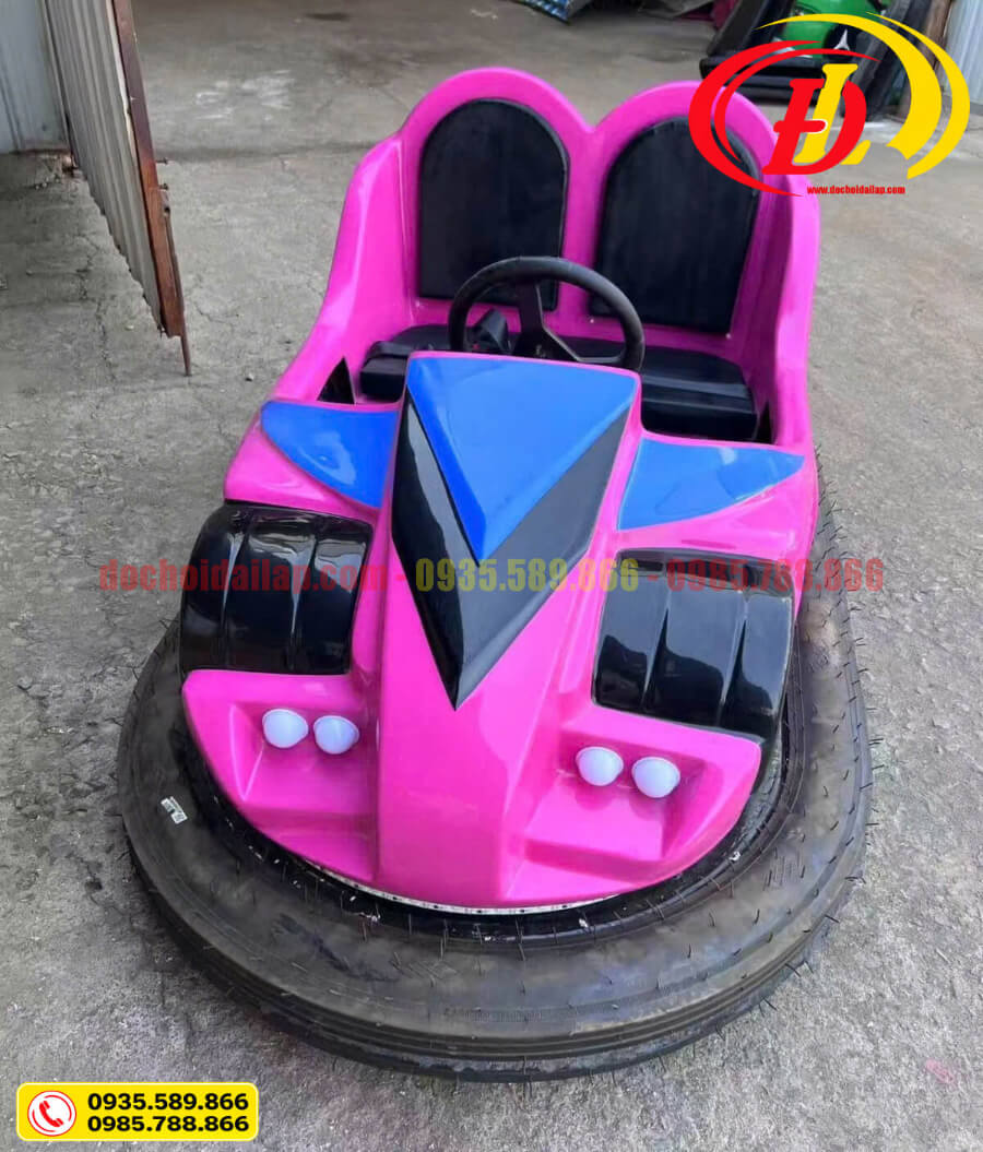Xe điện đụng 2 chỗ màu hồng