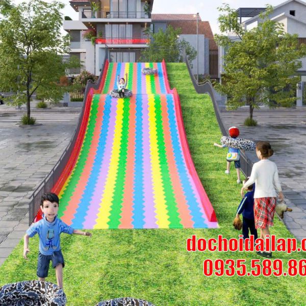 Cầu trượt phao khô mẫu 010