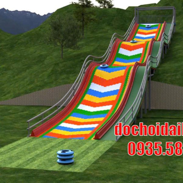 Cầu trượt phao khô mẫu 011