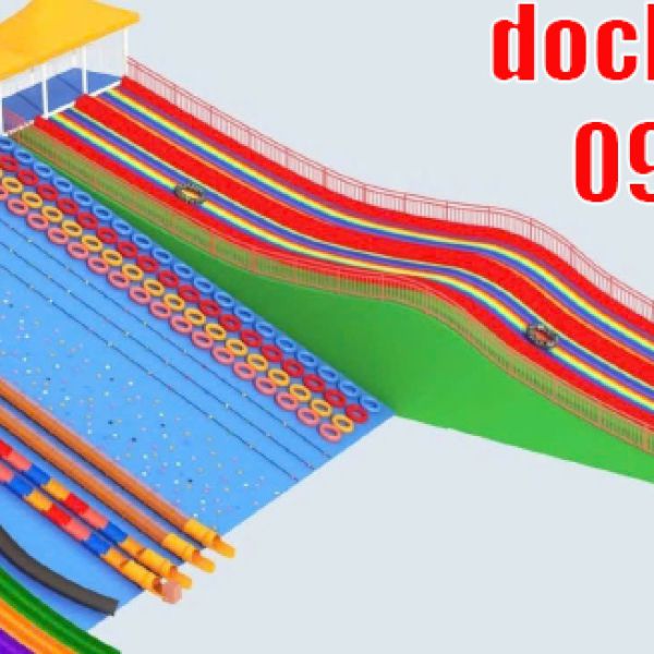Cầu trượt phao khô mẫu 013