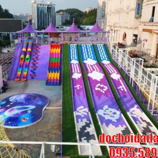 Cầu trượt phao khô mẫu 002