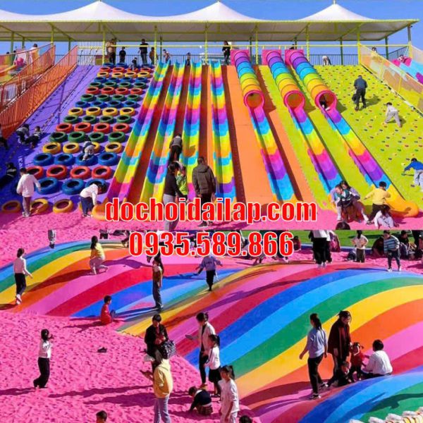 Cầu trượt phao khô mẫu 009