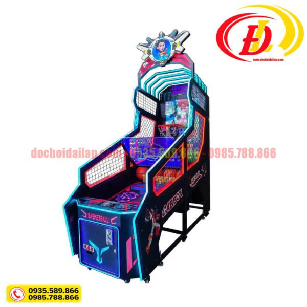 Game thùng siêu thị máy chơi bóng rổ Carbot