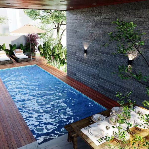 Hồ bơi nhựa composite mẫu 09