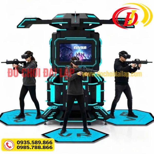Máy Game 9D VR Thực Tế Ảo Bắn Súng 3 Người