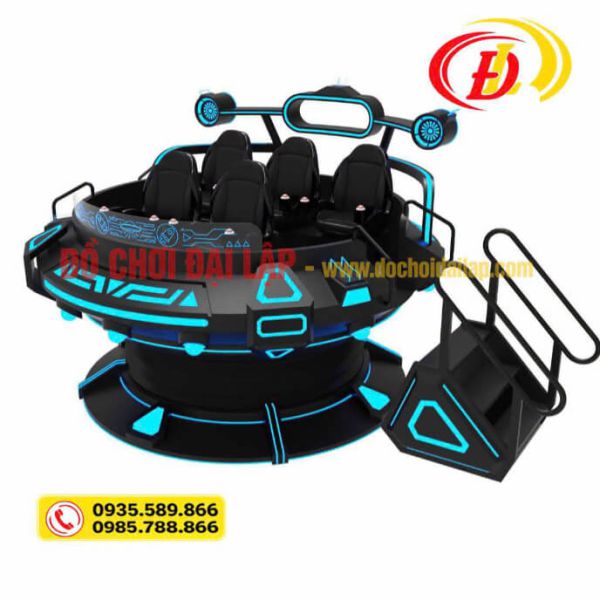 Máy Game 9D VR Thực Tế Ảo Đĩa Tròn Nhiều Ghế