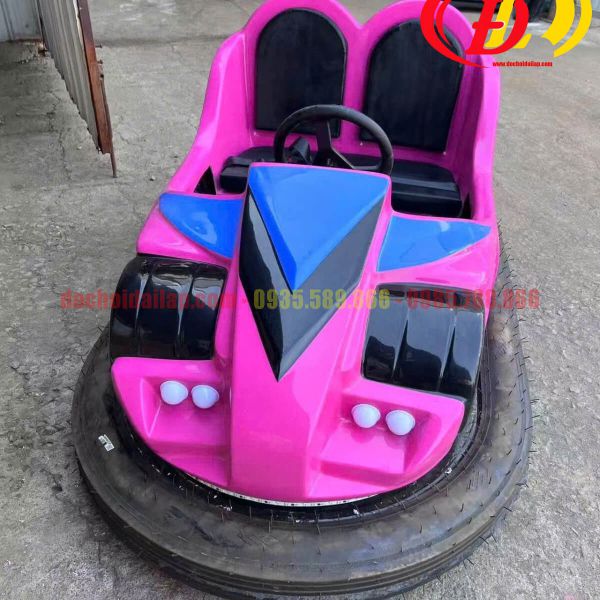 Xe điện đụng 2 chỗ màu hồng