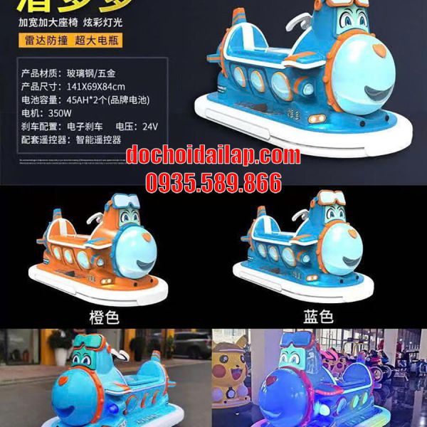 Xe điện đụng mẫu số 007