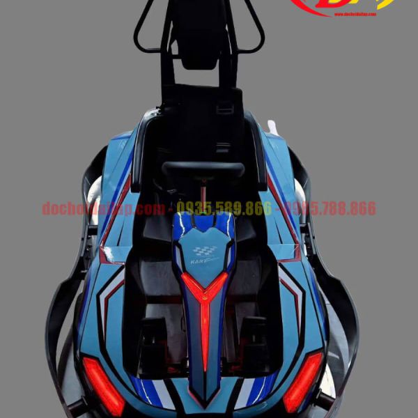 Xe điện đụng Go kart màu xanh cao cấp